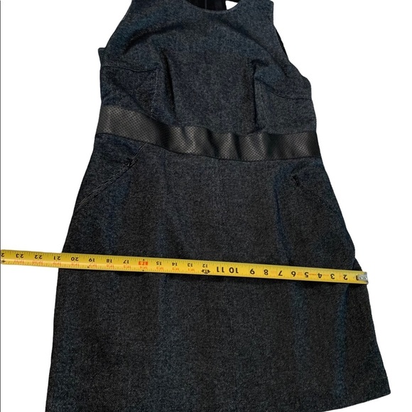 Akris Punto Black Gray Sleeveless Dress Size 14 - Picture 12 of 17